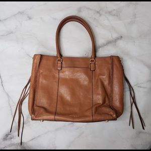 Rebecca minkoff leather regan tote bag